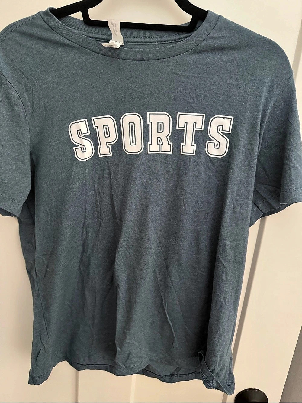 Bella + Canvas fun “Sports” Tee Blue Large